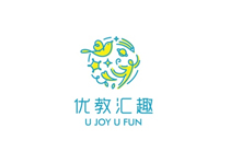 優(yōu)教匯趣logo形象設計 創(chuàng)藝享設計案例優(yōu)教匯趣logo形象設計